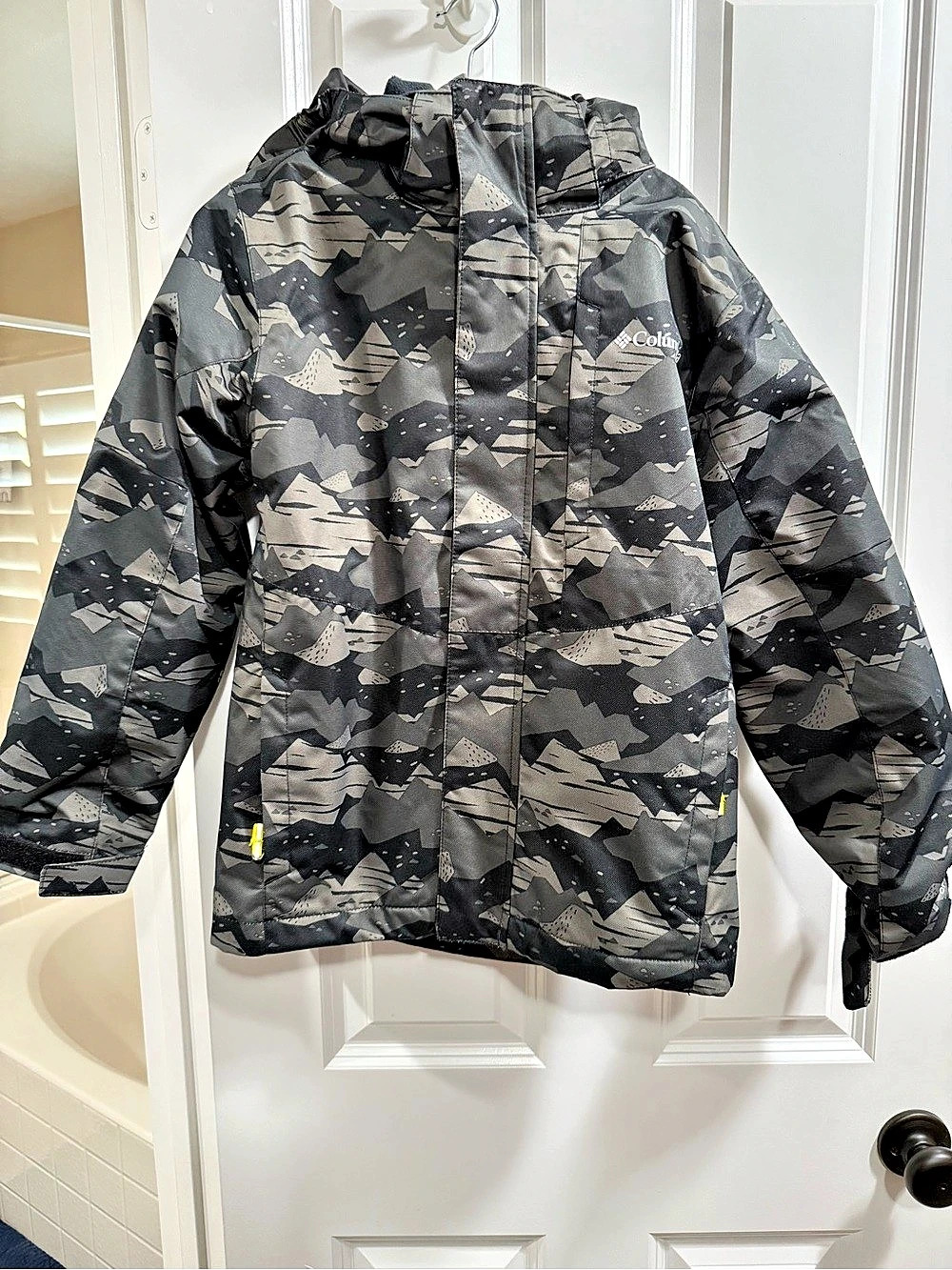 Columbia Bugaboo Interchange Jacket Men's Gray & Black Camo Jacket